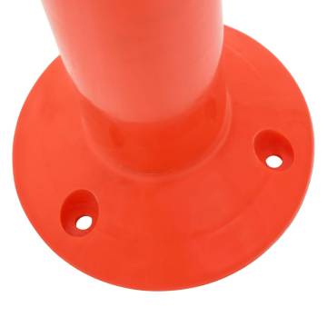 Traffic Control Bollards - 5 pcs Plastic 75 cm | HipoMarket