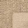 Rug ZIZUR 240x240 cm - Jute Look Indoor & Outdoor Rug