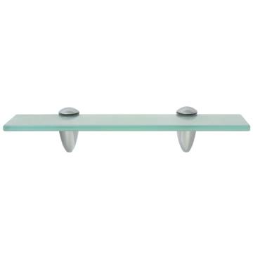 Stylish 30x10 cm Glass Floating Shelf - Modern Decor