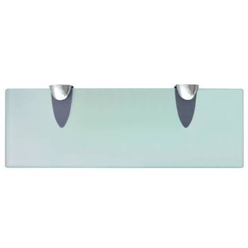 Stylish 30x10 cm Glass Floating Shelf - Modern Decor