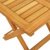 Sun Loungers Set with Table | Solid Acacia Wood | Hipomarket