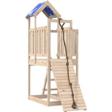 Outdoor Playset Solid Wood Pine - Imaginative Backyard Fun