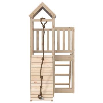 Outdoor Playset Solid Wood Pine - Imaginative Backyard Fun