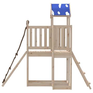 Outdoor Playset Solid Wood Pine - Imaginative Backyard Fun