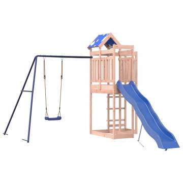 Outdoor Playset Solid Wood Douglas - Fun for Kids at Home