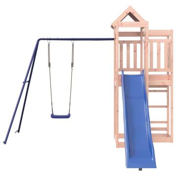 Outdoor Playset Solid Wood Douglas - Fun for Kids at Home