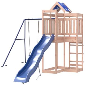 Outdoor Playset Solid Wood Douglas - Fun for Kids at Home