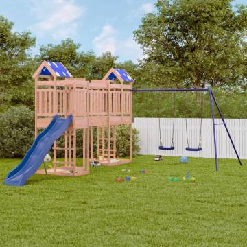 Outdoor Playset Solid Wood Douglas - Perfect for Kids Fun