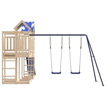 Outdoor Playset Solid Wood Pine | Fun for Kids at Home