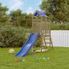 Outdoor Playset Impregnated Wood Pine - Fun for Kids