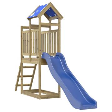 Outdoor Playset Impregnated Wood Pine - Fun for Kids