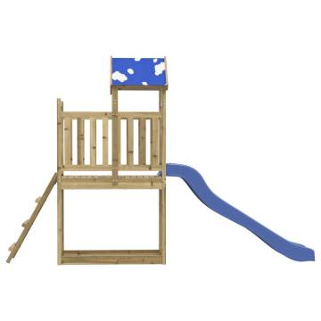 Outdoor Playset Impregnated Wood Pine - Fun for Kids