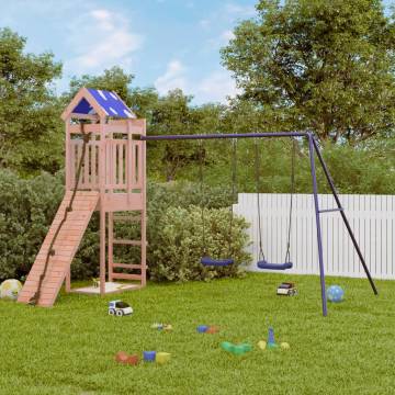 Outdoor Playset Solid Wood Douglas - Durable & Fun for Kids