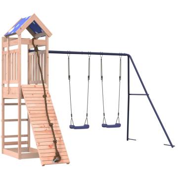 Outdoor Playset Solid Wood Douglas - Durable & Fun for Kids