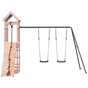 Outdoor Playset Solid Wood Douglas - Durable & Fun for Kids