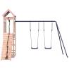 Outdoor Playset Solid Wood Douglas - Durable & Fun for Kids