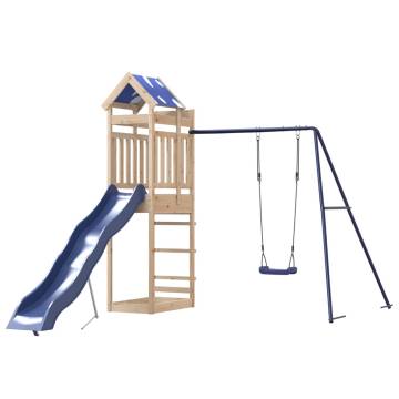 Outdoor Playset Solid Wood Pine - Fun & Durable for Kids