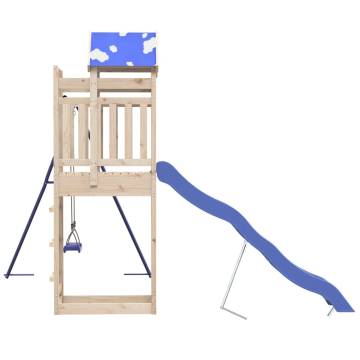 Outdoor Playset Solid Wood Pine - Fun & Durable for Kids