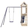 Outdoor Playset Solid Wood Pine - Fun & Durable for Kids