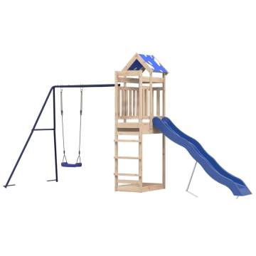 Outdoor Playset Solid Wood Pine - Adventure Awaits!