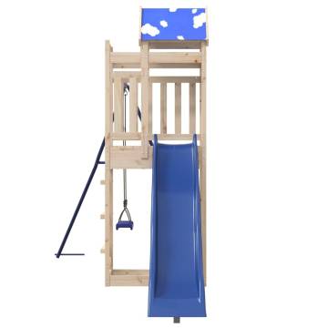 Outdoor Playset Solid Wood Pine - Adventure Awaits!