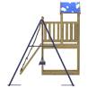 Outdoor Playset - Durable Impregnated Pine Wood for Kids Fun