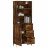 Highboard Smoked Oak 69.5x34x180 cm - Stylish Storage Solution