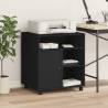 Printer Stand with Wheels - Black 60x50x67 cm | HipoMarket