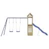 Outdoor Playset for Kids - Durable Impregnated Pine Wood