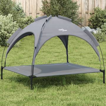 Comfortable Dog Bed with Canopy | Durable Anthracite Fabric