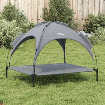 Comfortable Dog Bed with Canopy | Durable Anthracite Fabric