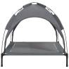 Comfortable Dog Bed with Canopy | Durable Anthracite Fabric