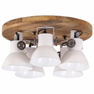 Stylish Ceiling Lamp 25W - White, 50x50x25 cm E27 | HipoMarket