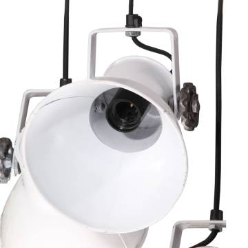 Hanging Lamp 25W White E27 - Industrial Style Lighting