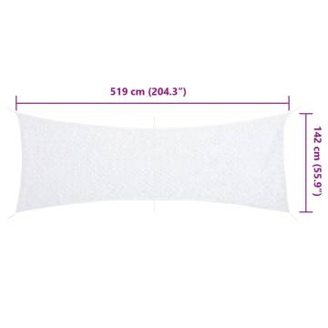 White Camouflage Net with Storage Bag - 519x142 cm