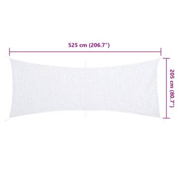 White Camouflage Net with Storage Bag - 525x205 cm