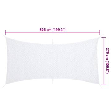 Camouflage Net with Storage Bag - 506x279 cm White