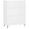 Stylish Highboard White 69.5x34x180 cm | HipoMarket