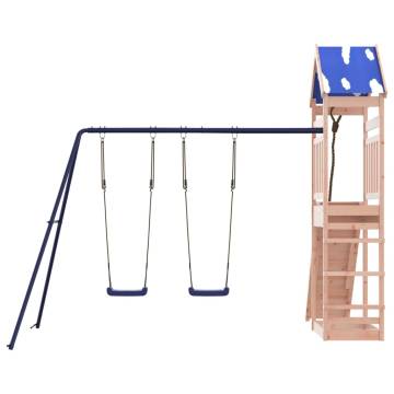 Outdoor Playset Solid Wood Douglas - Fun Backyard Adventure