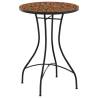 Mosaic Bistro Table Terracotta Ø50x70 cm - Elegant Garden Design