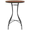 Mosaic Bistro Table Terracotta Ø50x70 cm - Elegant Garden Design