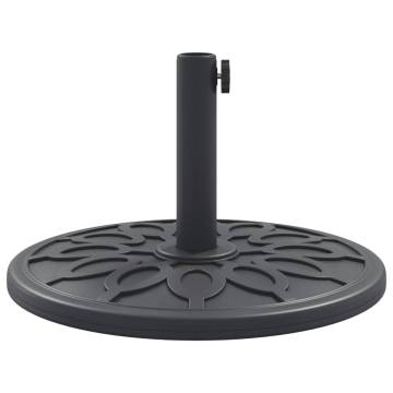 Parasol Base for Ø38/48mm Poles - 12kg Round Stability