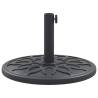 Parasol Base for Ø38/48mm Poles - 12kg Round Stability