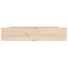 Bed Drawers 4 pcs Solid Wood Pine | Maximise Bedroom Storage