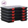 Assortment Boxes 10 pcs 40x30x5 cm Polypropylene Quantity in Package 10 Amount 1 Model 21 boxes 