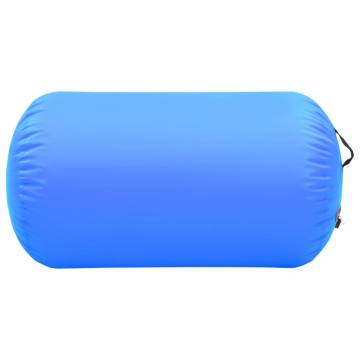 Inflatable Gymnastic Roll with Pump - 100x60 cm PVC Blue