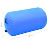 Inflatable Gymnastic Roll with Pump - 100x60 cm PVC Blue