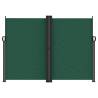 Retractable Side Awning Dark Green 180x600 cm | Hipomarket