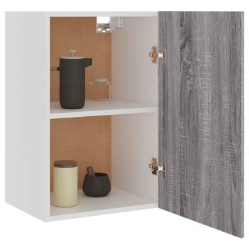 Hanging Cabinet Grey Sonoma - 39.5x31x60 cm | Hipomarket