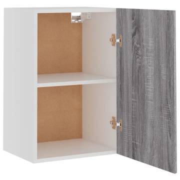 Hanging Cabinet Grey Sonoma - 39.5x31x60 cm | Hipomarket